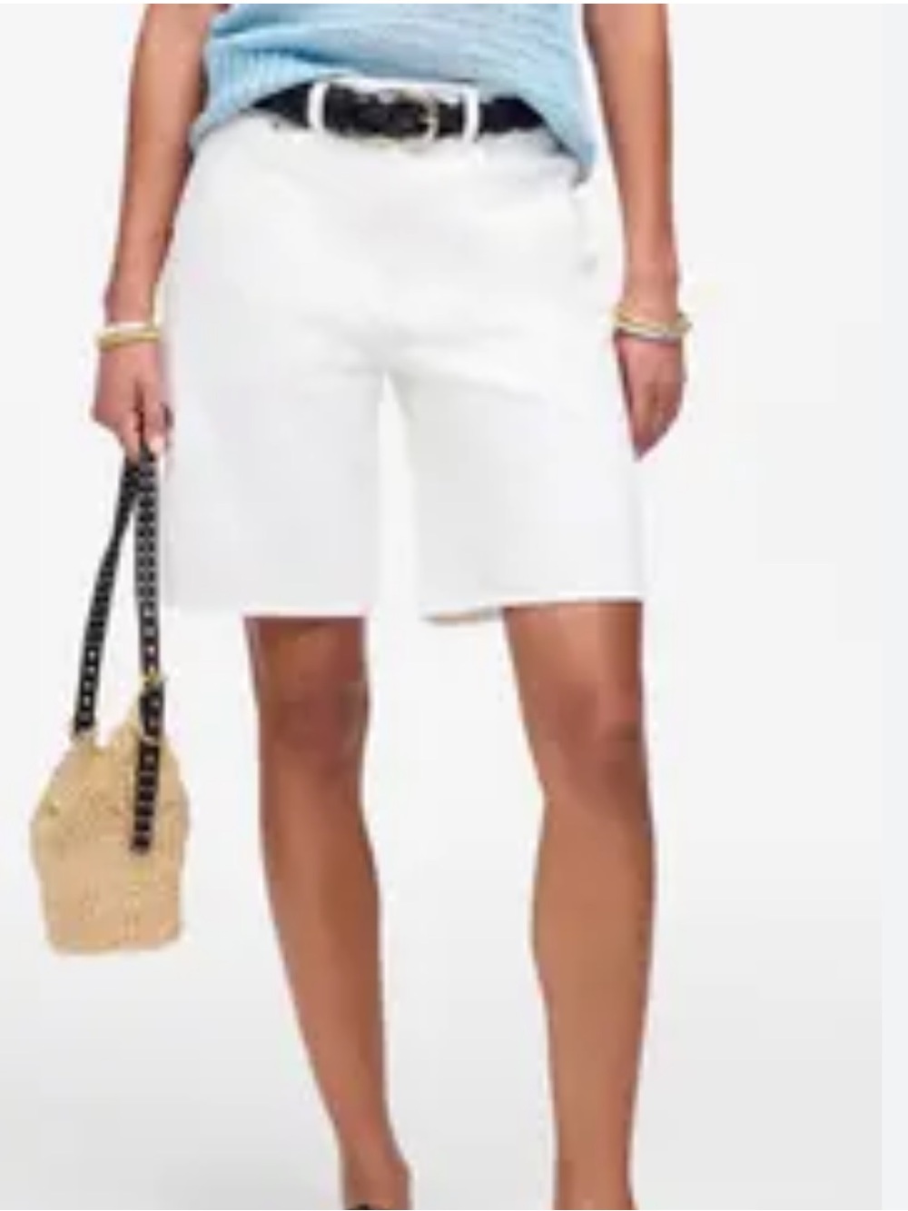 CASLON White Bermuda Shorts Size 10 $65 EUC KL